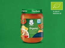 Gerber Organic Słodkie ziemniaki z warzywami i kurczakiem