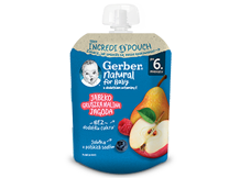 Gerber Deserek jabłko gruszka malina jagoda