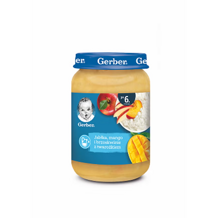 Gerber Jabłka, mango i brzoskwinie z twarożkiem