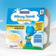 Nestlé Mleczny Deserek o smaku waniliowym
