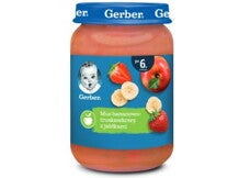 Gerber Mus bananowo-truskawkowy z jabłkami