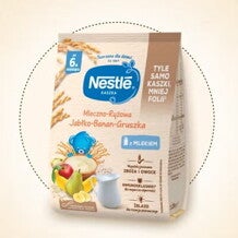 Nestlé Kaszka mleczno-ryżowa Jabłko-Banan-Gruszka