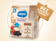 Nestlé Kaszka ryżowa-bezmleczna Jabłko & Śliwka
