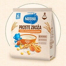 Nestlé Proste Zboża Kaszka ryżowo-kukurydziana o smaku morelowym
