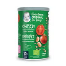 Gerber Organic Nutri Puffs Chrupki pszenno-owsiane Pomidor Marchewka