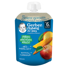 Gerber Deserek jabłko marchew mango 