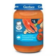 Gerber Bukiet warzyw z łososiem w sosie pomidorowym