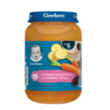 Gerber Delikatne warzywa ze schabikiem i śliwką