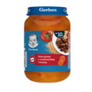 Gerber Warzywa z wołowinką i kaszą