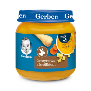Gerber Zupka jarzynowa z królikiem