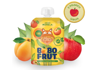 BOBO FRUT Deserek Jabłko, morela