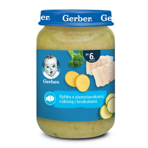 Gerber Rybka z ziemniaczkami, cukinią i brokułami