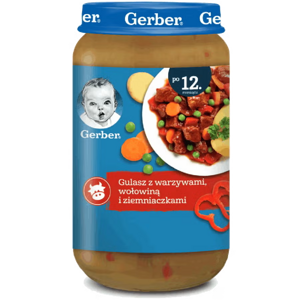 Gerber Gulasz z warzywami wołowiną i ziemniaczkami