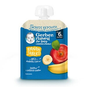 Gerber Deserek jabłko banan Gerber Deserek jabłko banan