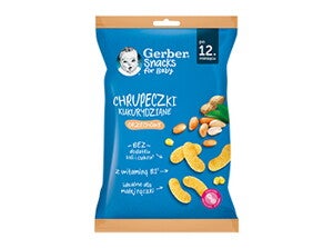 Gerber Snacks for Baby Chrupeczki kukurydziane orzechowe