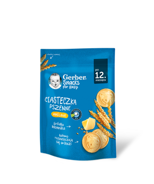 Gerber Snacks for Baby Ciasteczka pszenne maślane