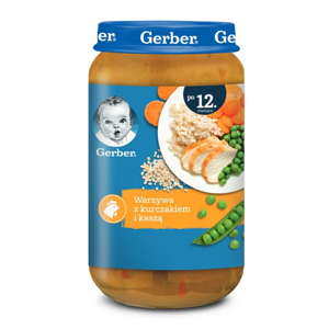 Gerber Warzywa z kurczakiem i kaszą