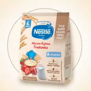 Nestlé Kaszka mleczno-ryżowa Truskawka