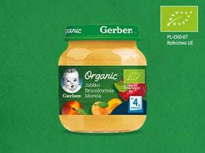 Gerber Organic Jabłko brzoskwinia morela