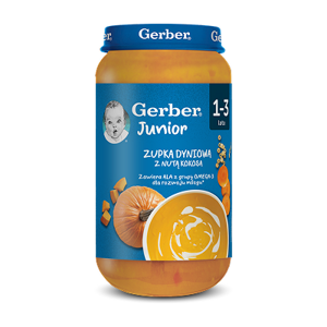 GERBER JUNIOR  ZUPKA DYNIOWA Z NUTĄ KOKOSA