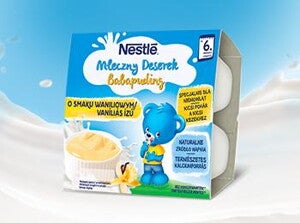 Nestlé Mleczny Deserek o smaku waniliowym Nestlé Mleczny Deserek o smaku waniliowym