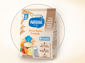 Nestlé Kaszka mleczno-ryżowa 5 owoców Nestlé Kaszka mleczno-ryżowa 5 owoców