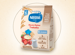 Nestlé Kaszka mleczno-ryżowa Truskawka Nestlé Kaszka mleczno-ryżowa Truskawka