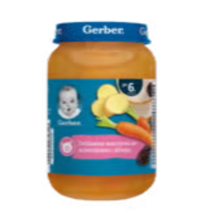 Gerber Delikatne warzywa ze schabikiem i śliwką
