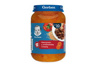 Warzywa z wołowinką i kaszą