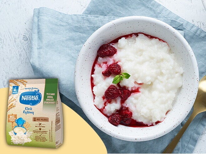 Ryż z owocami po 9. miesiącu