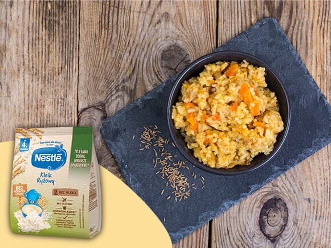 Risotto z jagnięciną po 8. miesiącu