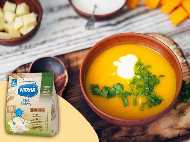 Zupka jarzynowa z papają i rybką po 6. miesiącu