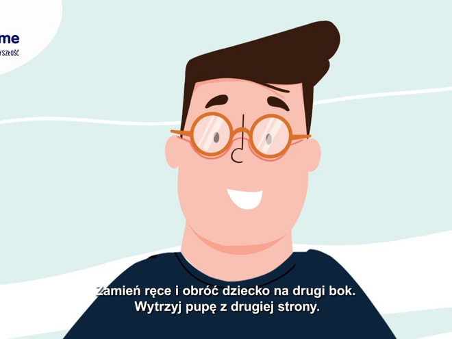Przewijanie noworodka krok po kroku – poradnik dla taty