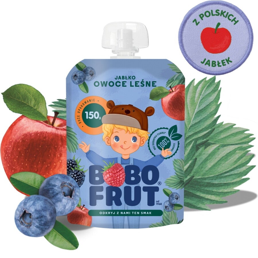 BOBO FRUT Deserek jabłko, owoce leśne