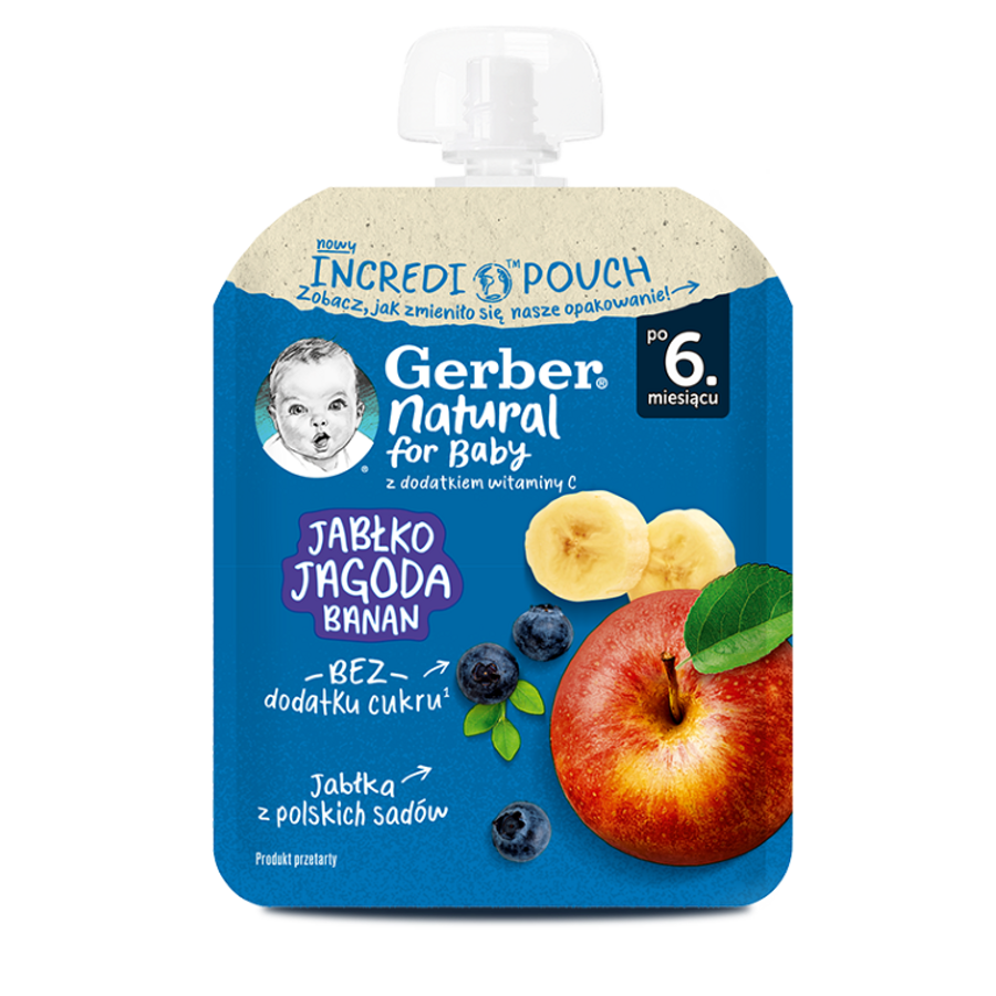 Gerber Deserek Jabłko jagoda banan 800x800