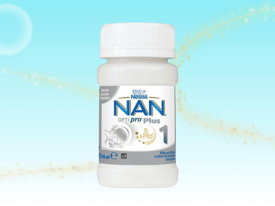 NAN OPTIPRO® Plus 1 HM-O w płynie 90 ml | Nestlé Baby&me