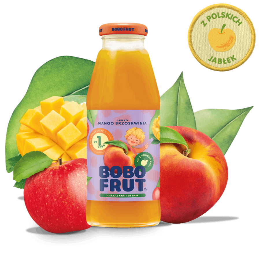 Nektar owocowy jabłko-mango-brzoskwinia