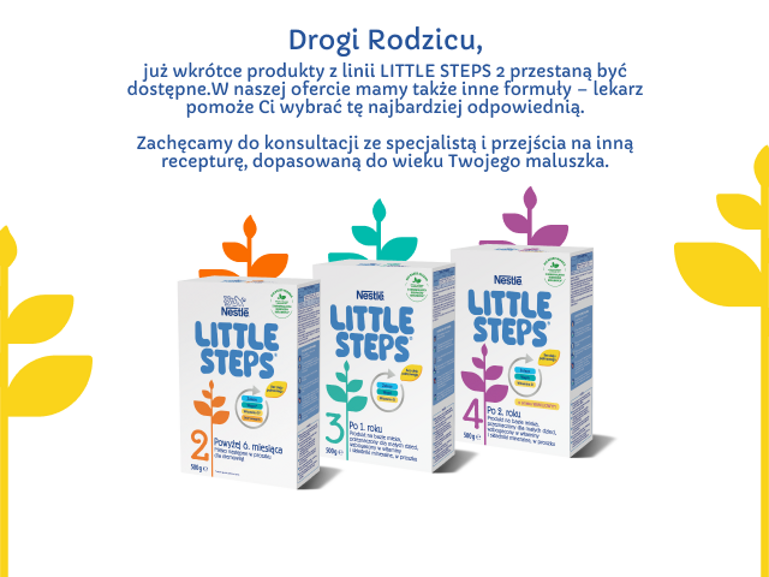 Zmiana w ofercie produktowej Little Steps