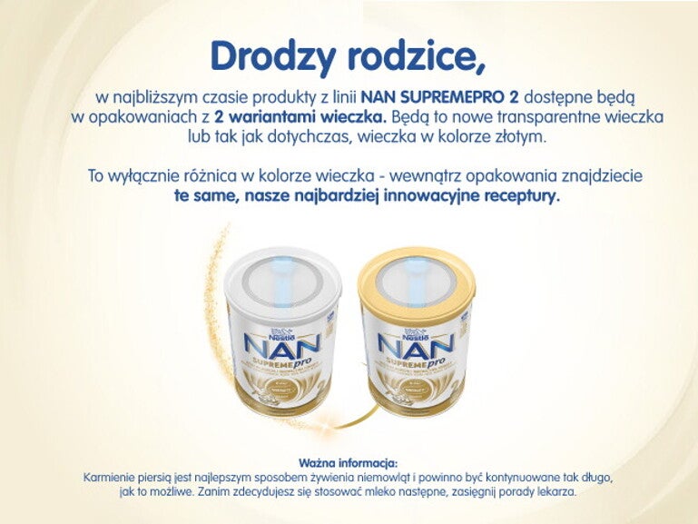 NAN SUPREMEPRO 2 wieczko