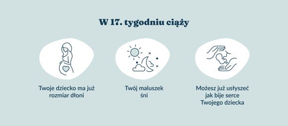 Brzuch w 17. tygodniu ciąży 
