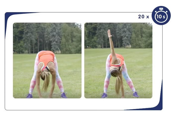 stretching the trunk