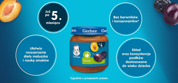 Gerber Śliwki zalety Gerber Śliwki zalety