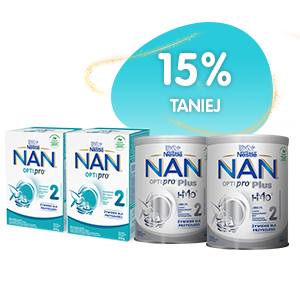 ZESTAWY 4-PACK ORAZ 6-PACK NAN OPTIPRO PLUS 2,3,4 & NAN OPTIPRPO 2,3,4,5 - 15% TANIEJ! ZESTAWY 4-PACK ORAZ 6-PACK NAN OPTIPRO PLUS 2,3,4 & NAN OPTIPRPO 2,3,4,5 - 15% TANIEJ!