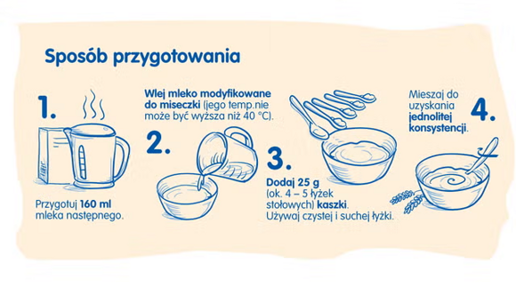 Sposób na przygotowanie kaszki bezmlecznej Sposób na przygotowanie kaszki bezmlecznej