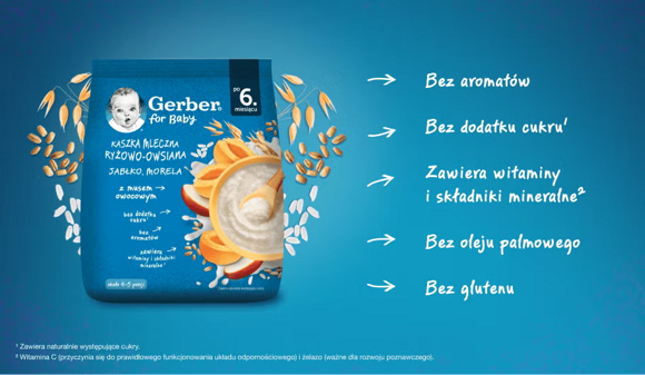 Odkryj zalety produktu Kaszka mleczna ryżowo-owsiana Jabłko, Morela Odkryj zalety produktu Kaszka mleczna ryżowo-owsiana Jabłko, Morela
