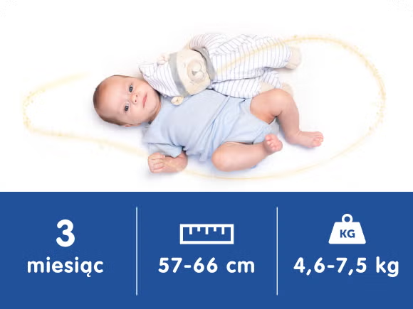 Fizyczny rozwój dziecka w trzecim miesiącu życia  Fizyczny rozwój dziecka w trzecim miesiącu życia