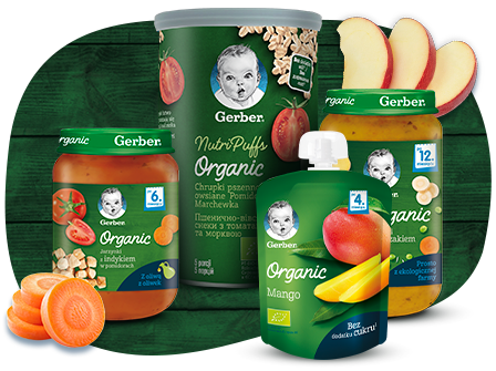 Produkty Gerber Organic Produkty Gerber Organic