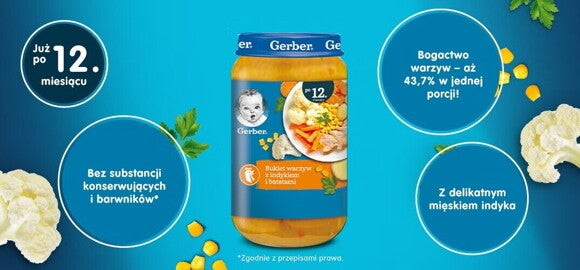 banner Gerber Bukiet warzyw banner Gerber Bukiet warzyw