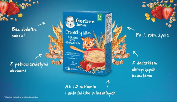 Junior Crunchy Bites truskawka Junior Crunchy Bites truskawka