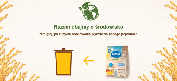 Nestlé Kaszka Dzień dobry mleczno- ryżowo-kukurydziana Jabłko-Banan-Morela Nestlé Kaszka Dzień dobry mleczno- ryżowo-kukurydziana Jabłko-Banan-Morela